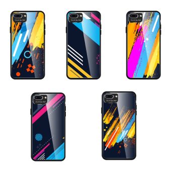 Silikónové puzdro na Apple iPhone X/Xs Color Glass 5