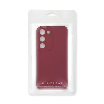Silikónové puzdro na Samsung Galaxy S22+ 5G S906 Roar Round Corner Magnetic Flip červené