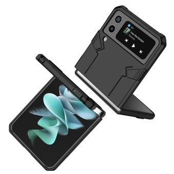 Plastové puzdro na Samsung Galaxy Z Flip3 5G F711 Forcell Mecha čierne