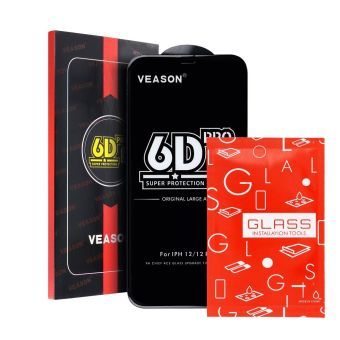 Tvrdené sklo na Apple iPhone 14 Pro Max Veason 6D Pro celotvárové čierne