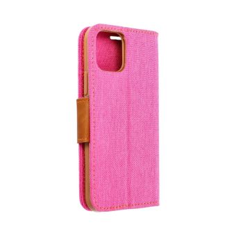 Diárové puzdro na Xiaomi Redmi 10C/Poco C40 Canvas ružové