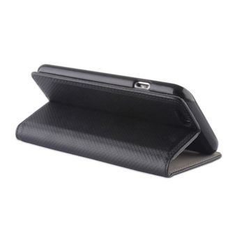 Diárové puzdro na Motorola Moto G8 Power Lite Smart Magnet čierne