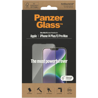 Tvrdené sklo na Apple iPhone 14 Plus/13 Pro Max PanzerGlass UWF AB čierne