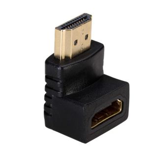 Akyga AK-AD-01, 90° HDMI(m)/HDMI(f) angle, čierny
