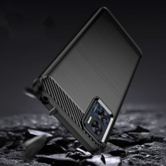 Silikónové puzdro na Motorola Moto E22/E22i Tech Protect Carbon čierne