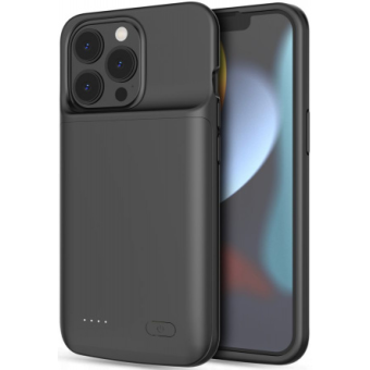 Puzdro s integrovanou batériou na Apple iPhone 12 Pro Max/13 Pro Max Tech-protect Power 4800 mAh čierne