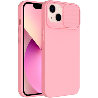 Silikónové puzdro na Apple iPhone 14 Pro Max Slide TPU ružové