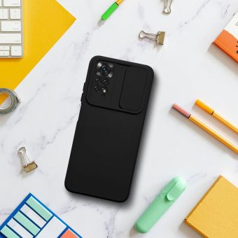 Silikónové puzdro na Xiaomi Redmi 10C/Poco C40 Slide TPU čierne