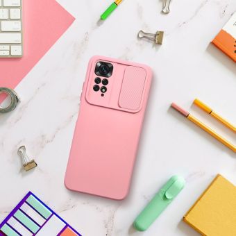 Silikónové puzdro na Xiaomi Redmi 10C/Poco C40 Slide TPU ružové