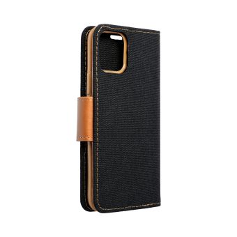 Diárové puzdro na Samsung Galaxy S23 Ultra 5G S918 Canvas čierne