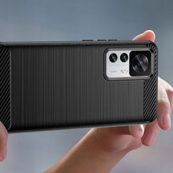 Silikónové puzdro na Xiaomi 12/12 Pro Tech-protect Carbon čierne