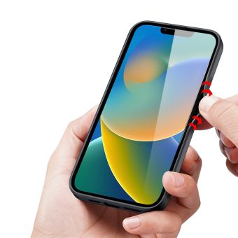Plastové puzdro na Apple iPhone 14 Dux Ducis Fino čierne