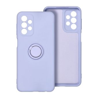 Silikónové puzdro na Samsung Galaxy S23 Ultra 5G S918 Silicone Ring fialové