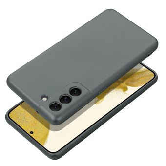 Silikónové puzdro na Samsung Galaxy S23 5G S911 Metallic sivé