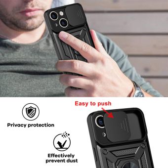 Odolné puzdro na Apple iPhone 12 Pro Max Camshield Ring Armor čierne
