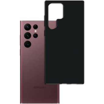 Odolné puzdro na Samsung Galaxy S23 Ultra 5G S918 3MK Matt TPU čierne