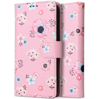Diárové puzdro na Samsung Galaxy A53 5G A536 Tech-Protect Wallet Bloom ružové