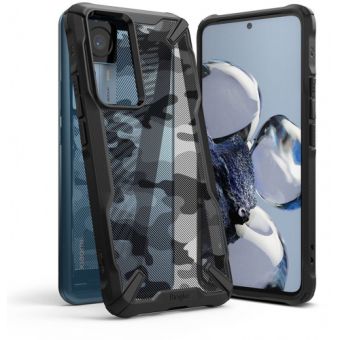 Odolné puzdro na Xiaomi 12T/12T Pro Fusion-X Camouflage čierne