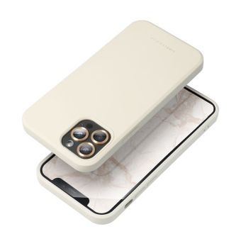 Silikónové puzdro na Samsung Galaxy S23 Ultra 5G S918 Roar Space krémové