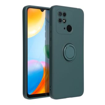 Silikónové puzdro na Xiaomi Redmi 10C/Poco C40 Silicone Ring zelené