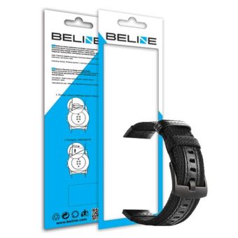 Náhradný remienok na smarthodinky Beline Weekender 20mm čierny