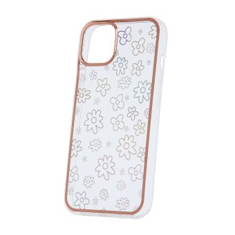 Silikónové puzdro na Xiaomi Redmi 9A/9AT Trendy kvety transparentné