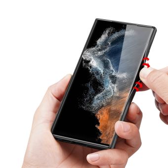 Plastové puzdro na Samsung Galaxy S23 Ultra 5G S918 Dux Ducis Fino modré