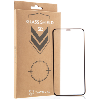 Tvrdené sklo na Xiaomi Redmi 12C Tactical Shield 5D celotvárové čierne
