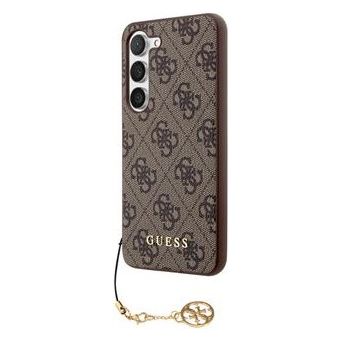 Guess 4G Charms Samsung Galaxy S23 5G S911 GUHCS23SGF4GBR Brown
