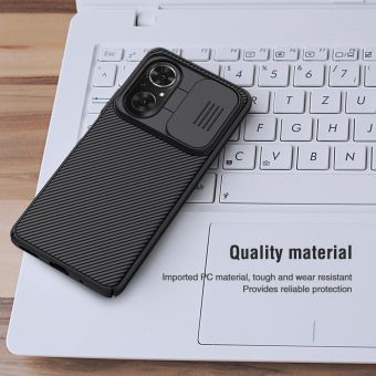 Plastové puzdro na Samsung Galaxy A14 5G A146 Nillkin CamShield čierne