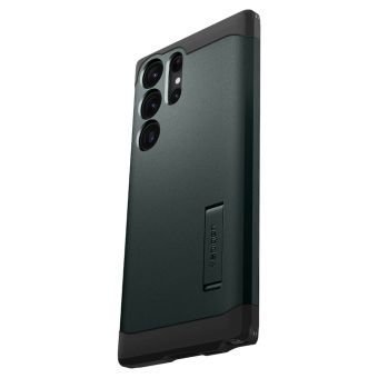 Odolné puzdro na Samsung Galaxy S23 Ultra 5G S918 Spigen Tough Armor zelené