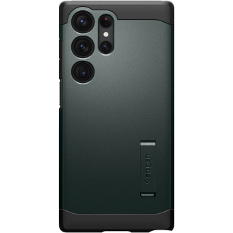 Odolné puzdro na Samsung Galaxy S23 Ultra 5G S918 Spigen Tough Armor zelené