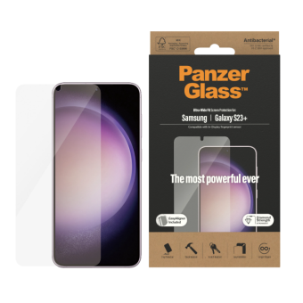 Tvrdené sklo na Samsung Galaxy S23+ 5G S916 PanzerGlass UWF AB čierne