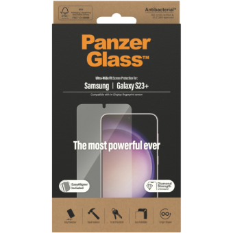 Tvrdené sklo na Samsung Galaxy S23+ 5G S916 PanzerGlass UWF AB čierne