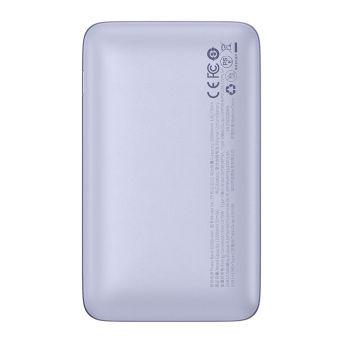 Baseus Bipow Pro PPBD040305, 20 000mAh, Quick Charge PD 22,5W, fialová