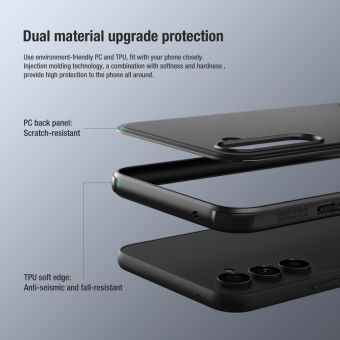 Plastové puzdro na Samsung Galaxy A54 5G A546 Nillkin Super Frosted Pro čierne