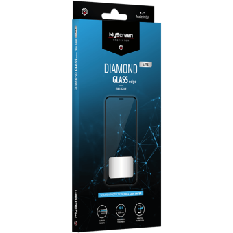 Tvrdené sklo na Motorola Moto G13/G23 MyScreen Diamond Edge Lite Full Glue 9H celotvárové čierne