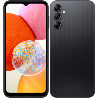 Samsung Galaxy A14 A145, 4/64 GB, Dual SIM, Black - SK distribúcia