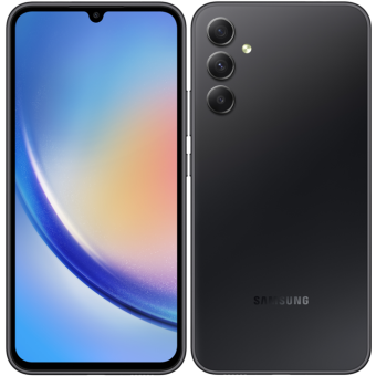 Samsung Galaxy A34 5G A346, 8/256 GB, Dual SIM, Awesome Graphite - SK distribúcia