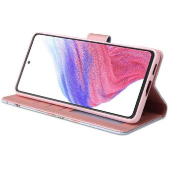 Diárové puzdro na Samsung Galaxy A54 5G A546 Tech-Protect Wallet Garden ružové