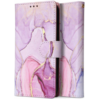 Diárové puzdro na Samsung Galaxy A14 5G A146 Tech-Protect Wallet colorfull marble