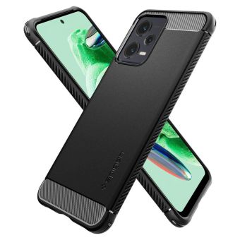 Odolné puzdro na Xiaomi Redmi Note 12 5G/Poco X5 5G Spigen Rugged Armor čierne