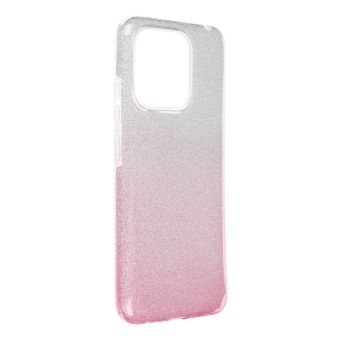 Silikónové puzdro na Xiaomi Redmi 12C Shining strieborno-ružové