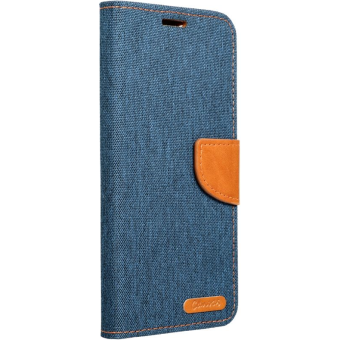 Diárové puzdro na Xiaomi Redmi 12C Canvas modré