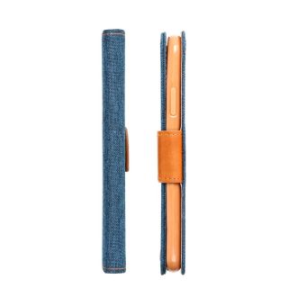 Diárové puzdro na Xiaomi Redmi Note 12 4G Canvas modré
