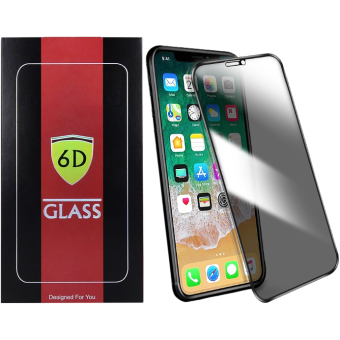 Tvrdené sklo na Apple iPhone 13 Pro Max/14 Plus 6D Privacy Antispy 9H celotvárové čierne