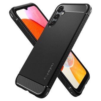 Odolné puzdro na Samsung Galaxy A14 LTE A145 Spigen Rugged Armor čierne