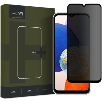 Tvrdené sklo na Samsung Galaxy A14 LTE A145/A14 5G A146 Hofi Anti Spy Privacy Pro+ celotvárové čierne