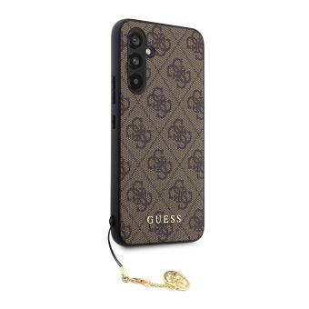 Plastové puzdro Guess na Samsung Galaxy A54 5G A546 GUHCSA54GF4GBR 4G Charms hnedé