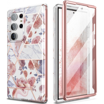 Odolné puzdro na Samsung Galaxy S23 Ultra 5G S918 Tech-Protect Velar marble